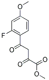 METHYL 4-(2-FLUORO-4-METHOXYPHENYL)-2,4-DIOXOBUTANOATE Struktur