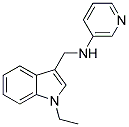 N-[(1-ETHYL-1H-INDOL-3-YL)METHYL]PYRIDIN-3-AMINE Struktur