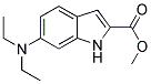 6-DIETHYLAMINO-1H-INDOLE-2-CARBOXYLIC ACID METHYL ESTER Struktur