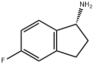 (R)-5-FLUORO-2,3-DIHYDRO-1H-INDEN-1-AMINE Struktur