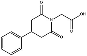 (2,6-DIOXO-4-PHENYL-PIPERIDIN-1-YL)-ACETIC ACID Struktur