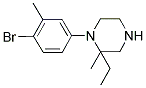 1-(4-BROMO-3-METHYLPHENYL)-2-ETHYL-2-METHYLPIPERAZINE Struktur