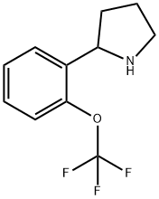 2-(2-TRIFLUOROMETHOXY-PHENYL)-PYRROLIDINE Struktur