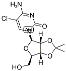 2',3'-O-ISOPROPYLIDENE-5-CHLOROCYTIDINE Struktur