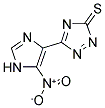 5-(5-NITRO-1H-IMIDAZOL-4-YL)-3H-1,2,4-TRIAZOLE-3-THIONE Struktur