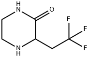 3-(2,2,2-TRIFLUORO-ETHYL)-PIPERAZIN-2-ONE Struktur