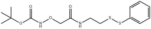 BOC-AOA-NH-(CH2)2-S-S-PYR Struktur