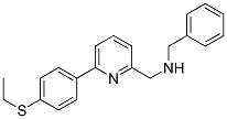 N-BENZYL-1-(6-[4-(ETHYLTHIO)PHENYL]PYRIDIN-2-YL)METHANAMINE Struktur