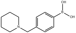 4-(1-PIPERIDINYLMETHYL)PHENYLBORONIC ACID Struktur