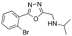 N-[[5-(2-BROMOPHENYL)-1,3,4-OXADIAZOL-2-YL]METHYL]-N-ISOPROPYLAMINE Struktur