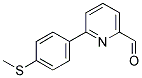 6-(4-METHYLSULFANYLPHENYL)PYRIDINE-2-CARBALDEHYDE Structure