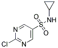 2-CHLORO-PYRIMIDINE-5-SULFONIC ACID CYCLOPROPYLAMIDE Struktur