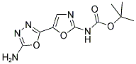 [5-(5-AMINO-[1,3,4]OXADIAZOL-2-YL)-OXAZOL-2-YL]-CARBAMIC ACID TERT-BUTYL ESTER Struktur