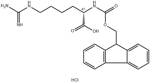 FMOC-L-HOMOARGININE, HYDROCHLORIDE SALT Struktur