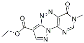 ETHYL 3-METHYL-4-OXO-3,4-DIHYDROPYRAZOLO[5,1-C]PYRIMIDO[4,5-E][1,2,4]TRIAZINE-7-CARBOXYLATE Struktur