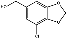 (7-CHLORO-1,3-BENZODIOXOL-5-YL)METHANOL Struktur