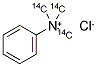 PHENYLTRIMETHYLAMMONIUM CHLORIDE [METHYL-14C] Struktur