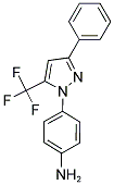 4-[3-PHENYL-5-(TRIFLUOROMETHYL)-1H-PYRAZOL-1-YL]ANILINE Struktur