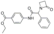 ETHYL 4-{[(2-OXOAZETIDIN-1-YL)(PHENYL)ACETYL]AMINO}BENZOATE Struktur