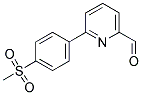 6-[4-(METHANESULFONYL)PHENYL]PYRIDINE-2-CARBALDEHYDE Struktur