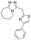 3-(4-PHENYL-THIAZOL-2-YLMETHYL)-6,7,8,9-TETRAHYDRO-5H-[1,2,4]TRIAZOLO[4,3-A]AZEPINE Struktur