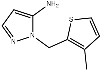 1-[(3-METHYLTHIEN-2-YL)METHYL]-1H-PYRAZOL-5-AMINE Struktur