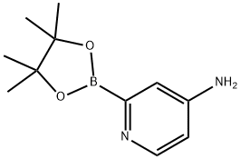 4-AMINOPYRIDINE-2-BORONIC ACID PINACOL ESTER Structure