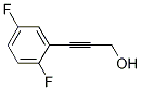 3-(2,5-DIFLUOROPHENYL)-2-PROPYN-1-OL Struktur