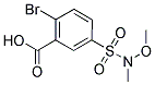 2-BROMO-5-[[METHOXY(METHYL)AMINO]SULFONYL]BENZOIC ACID Struktur