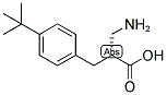 (R)-2-AMINOMETHYL-3-(4-TERT-BUTYL-PHENYL)-PROPIONIC ACID Struktur