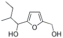 1-(5-HYDROXYMETHYL-FURAN-2-YL)-2-METHYL-BUTAN-1-OL Struktur