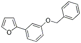 2-[3-(BENZYLOXY)PHENYL]FURAN Structure