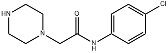 N-(4-CHLORO-PHENYL)-2-PIPERAZIN-1-YL-ACETAMIDE Struktur