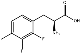 2,3-DIFLUORO-4-METHYL-DL-PHENYLALANINE Structure