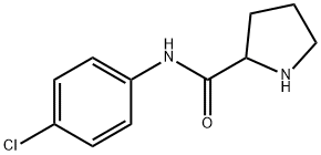 PYRROLIDINE-2-CARBOXYLIC ACID (4-CHLORO-PHENYL)-AMIDE Struktur