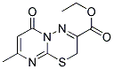 ETHYL 8-METHYL-6-OXO-2H,6H-PYRIMIDO[2,1-B][1,3,4]THIADIAZINE-3-CARBOXYLATE Struktur