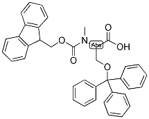 FMOC-L-MESER(TRT)-OH Struktur