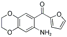 (7-AMINO-2,3-DIHYDRO-BENZO[1,4]DIOXIN-6-YL)-FURAN-2-YL-METHANONE Struktur