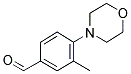 3-METHYL-4-MORPHOLIN-4-YL-BENZALDEHYDE Struktur