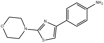 4-(2-MORPHOLIN-4-YL-THIAZOL-4-YL)-PHENYLAMINE Struktur