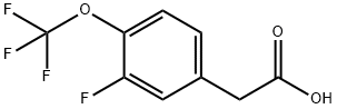 3-FLUORO-4-(TRIFLUOROMETHOXY)PHENYLACETIC ACID price.