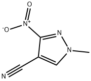 1-METHYL-3-NITRO-1H-PYRAZOLE-4-CARBONITRILE Struktur