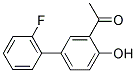 1-(2'-FLUORO-4-HYDROXY[1,1'-BIPHENYL]-3-YL)ETHANONE Struktur