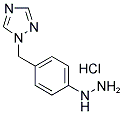 4-(1H-1,2,4-TRIAZOL-1-YL-METHYL)PHENYLHYDRAZINE HYDROCHLORIDE Struktur