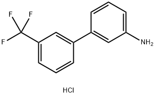 3'-TRIFLUOROMETHYL-BIPHENYL-3-YLAMINE HYDROCHLORIDE Struktur