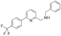 1-PHENYL-N-((6-[4-(TRIFLUOROMETHYL)PHENYL]PYRIDIN-2-YL)METHYL)METHANAMINE Struktur