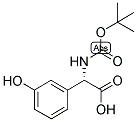 (S)-TERT-BUTOXYCARBONYLAMINO-(3-HYDROXY-PHENYL)-ACETIC ACID Struktur