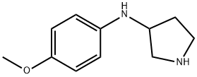 (4-METHOXY-PHENYL)-PYRROLIDIN-3-YL-AMINE Struktur