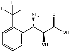 (2S,3S)-3-AMINO-2-HYDROXY-3-(2-TRIFLUOROMETHYL-PHENYL)-PROPIONIC ACID Struktur