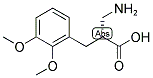 (R)-2-AMINOMETHYL-3-(2,3-DIMETHOXY-PHENYL)-PROPIONIC ACID Struktur